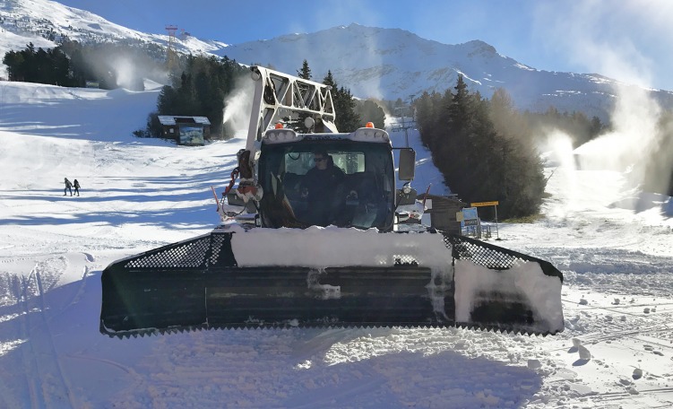 Battipista a Bormio 2000