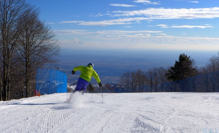 anteprima Pista Sauc nera: un tracciato molto tecnico ideale per le curve strette e lo slalom