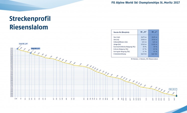 Profilo pista Slalom Gigante