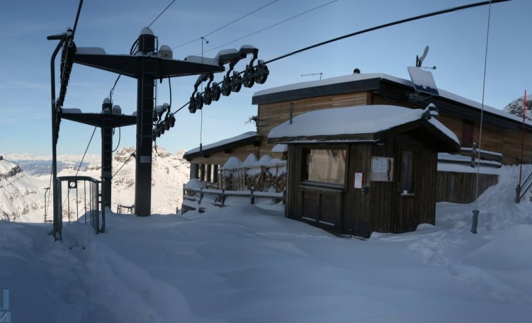 Rifugio e arrivo impianto