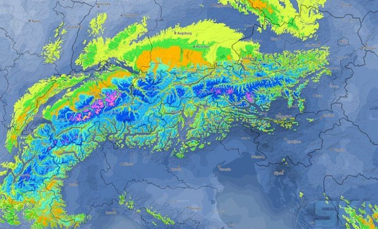 Previsioni Bergfex 27 aprile 2017