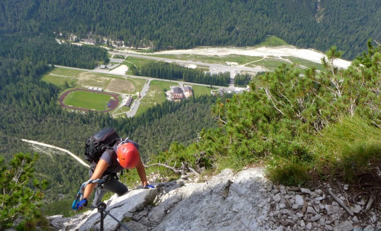 immagine news Ferrata Punta Fiames