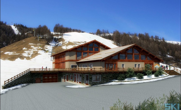 Rendering stazione a valle