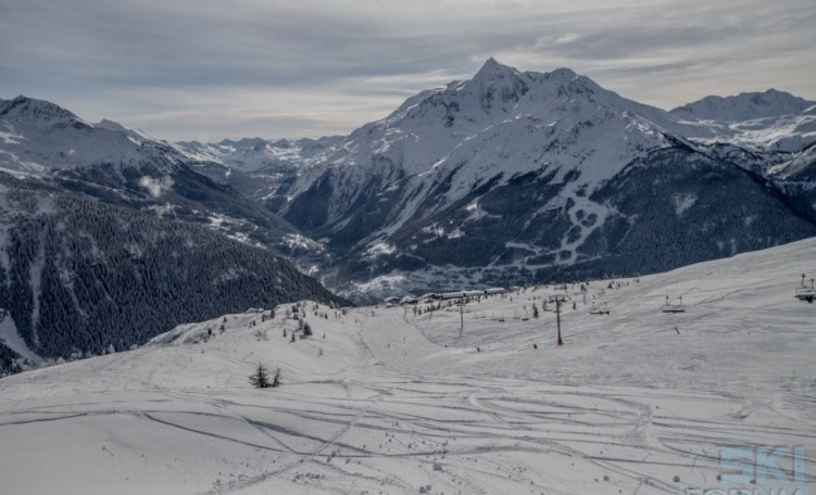 Panorama sulla zona Eucherts a La Rosiere