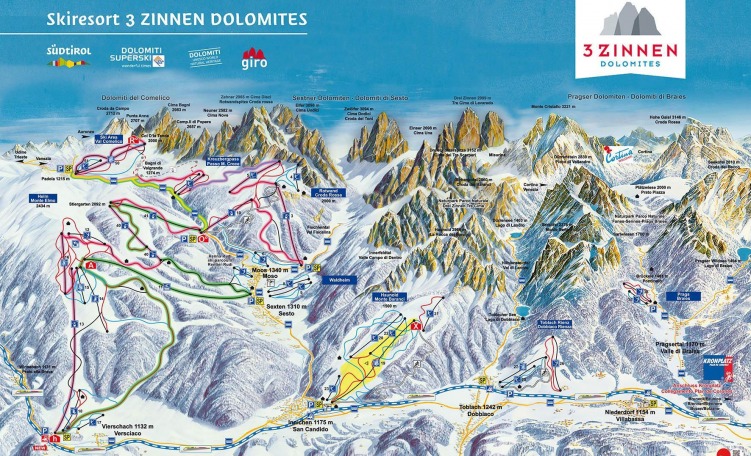 Skimap Giro delle Cime