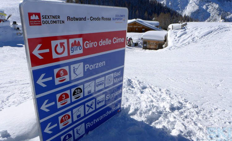 Indicazioni Giro delle Cime