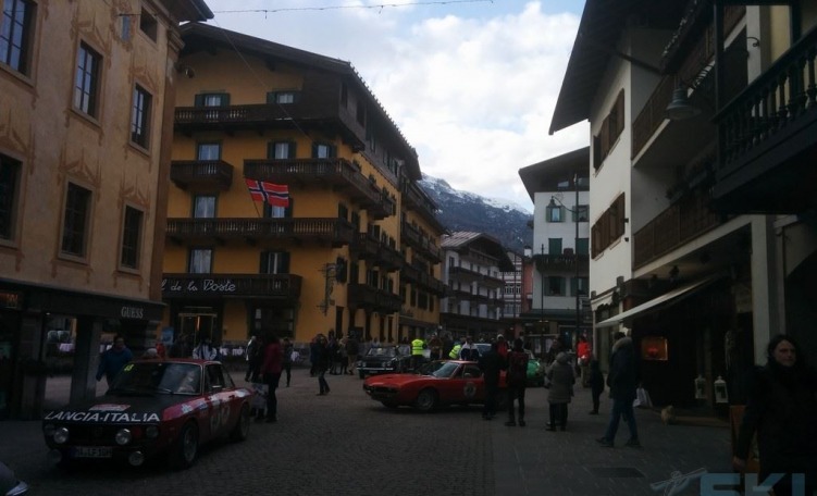 Il paese di Cortina d'Ampezzo