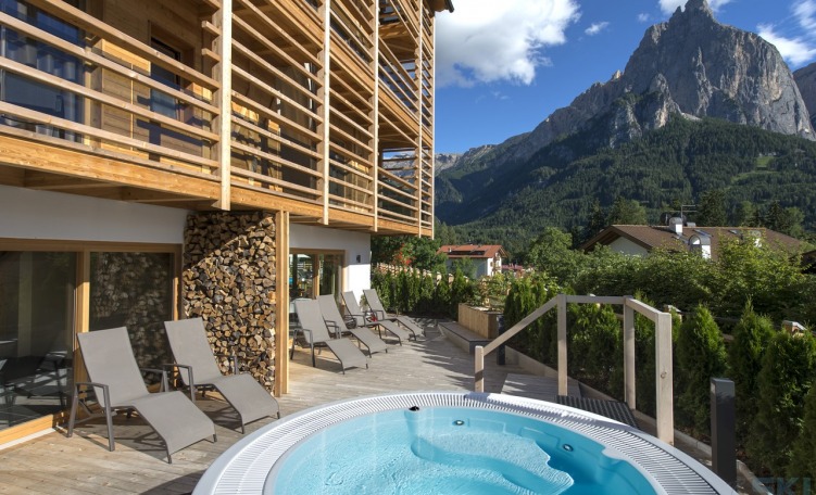 Idromassaggio all'aperto