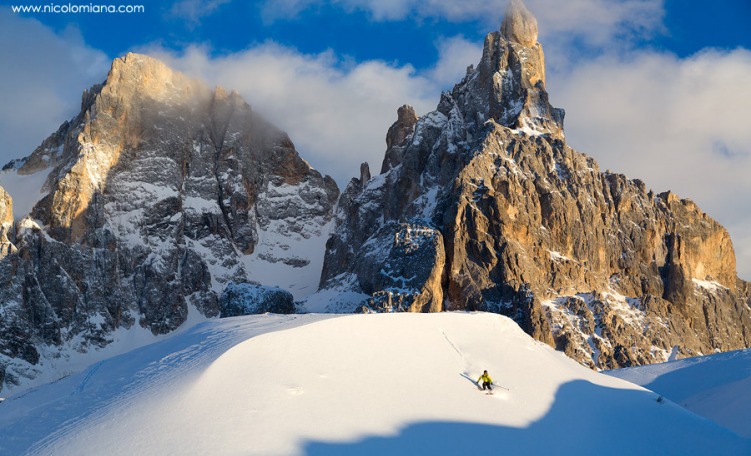 Freeride al Passo Rolle