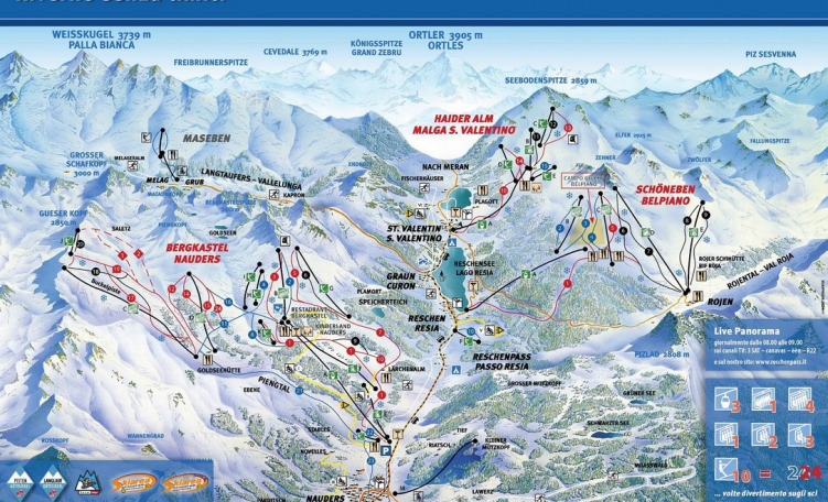 Skimap Passo Resia