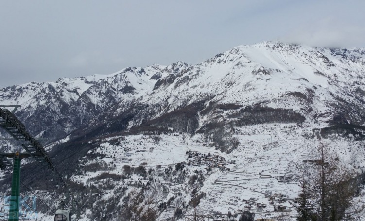 Panorama da Montseuc verso Platta de Grevon e Punta Monpers