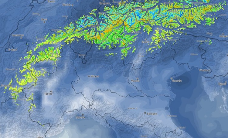 Previsioni delle neve - Bergfex