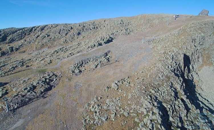Lavori pista Col Margherita - dopo