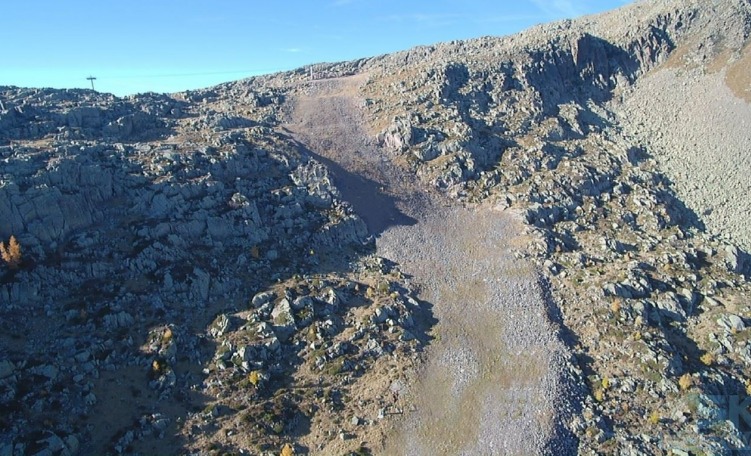 Lavori pista La Volata - dopo 