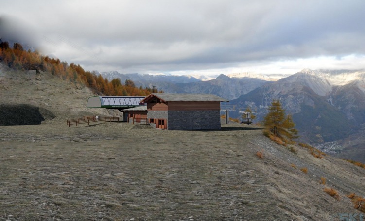 Arrivo seggiovia Fregiusia-Plateau