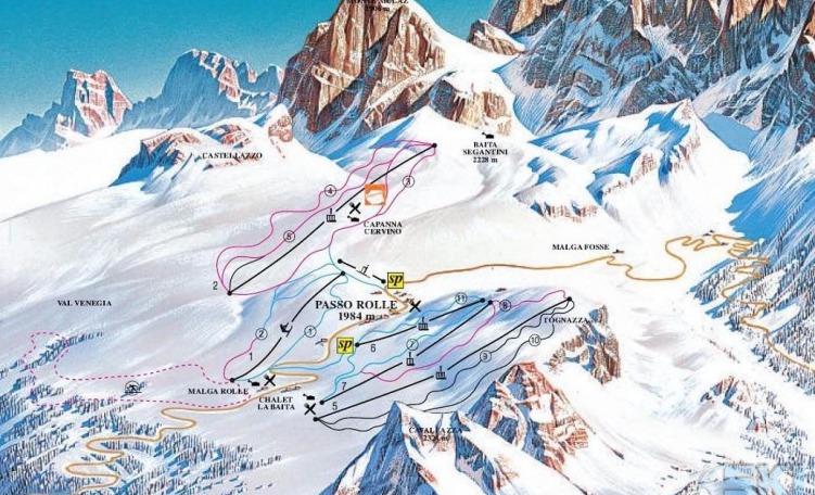 Skimap Passo Rolle