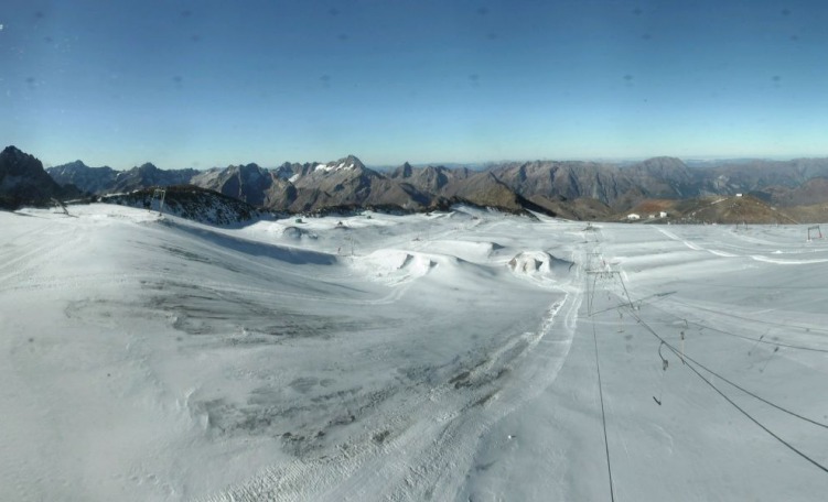 Webcam ghiacciaio Les 2 Alpes - 13-10-2017