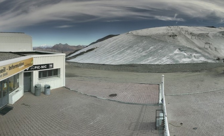 Webcam base ghiacciaio Les 2 Alpes - 13-10-2017