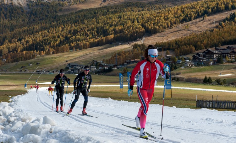 Atleti in allenamento a Livigno