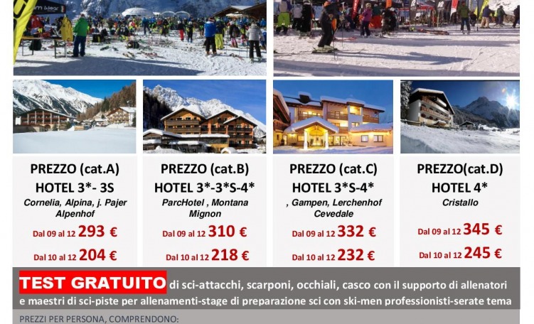 Programma e prezzi Solda 2017