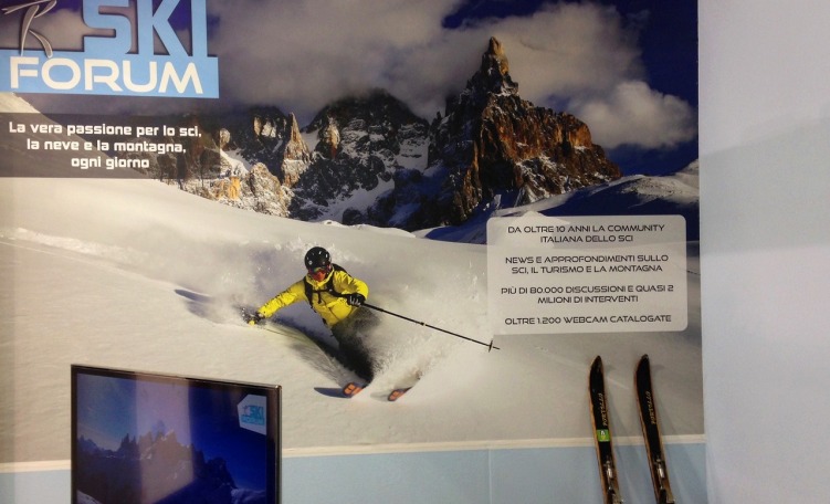Stampa parete stand Skiforum
