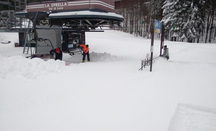 Partenza seggiovia Sprella - 14 nov 2017