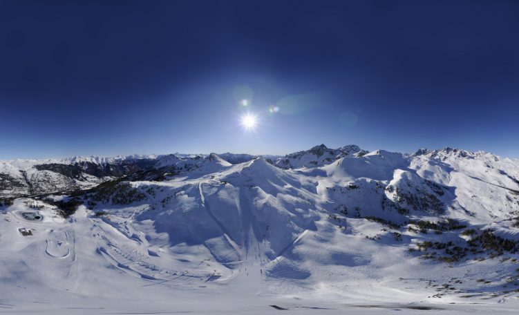 Panoramica comprensorio Serre Chevalier