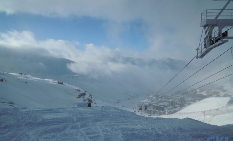 Panorama dal funitel Peclet