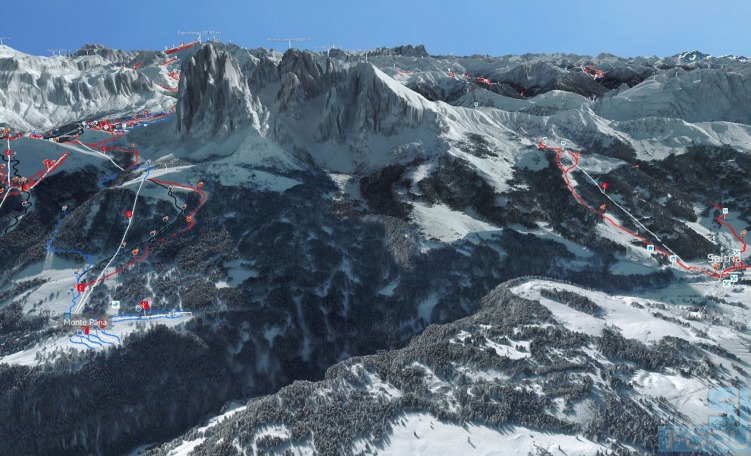 Mappa Saltria-Monte Pana