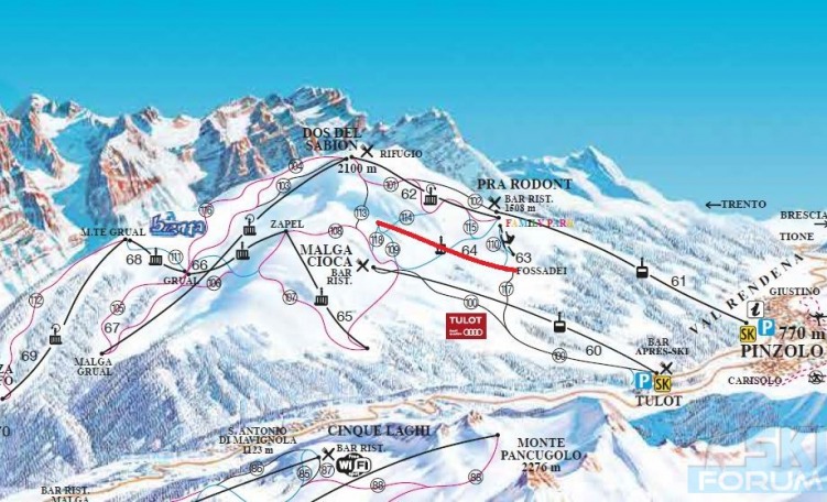 Skimap Pinzolo e Fossadei