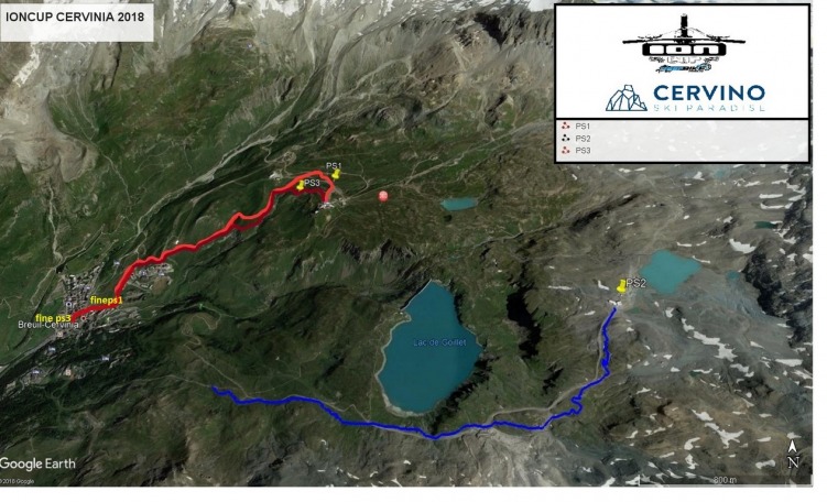 I tracciati delle 3 PS del ioncup 2018