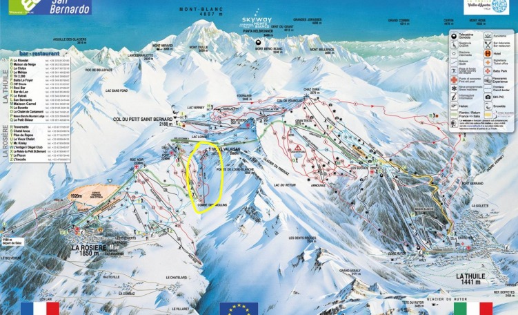 Nuova Skimap La Rosiere-La Thuile