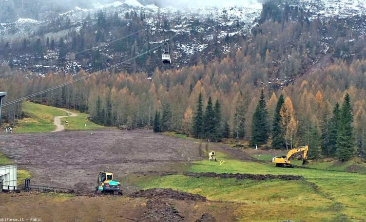 Lavori pista La VolatA