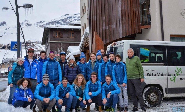 Ragazzi dello Sci Club Alta Valtellina