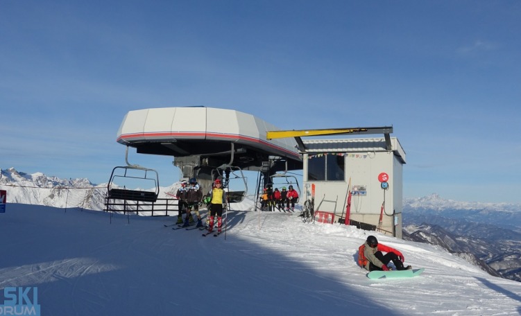 anteprima Seggiovia Alpetta di Limone Piemonte, una quadriposto che serve belle piste tecniche