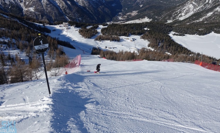 anteprima Nana - Sasso Alto: la pista nera più bella e famosa di Chiesa Valmalenco