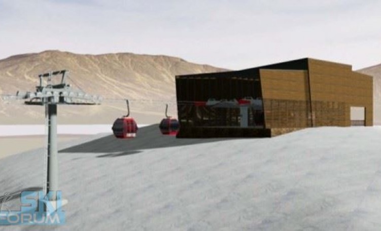 Rendering stazione a monte