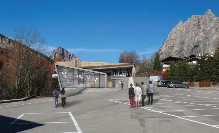 Nuova cabinovia Freccia nel Cielo - Rendering valle