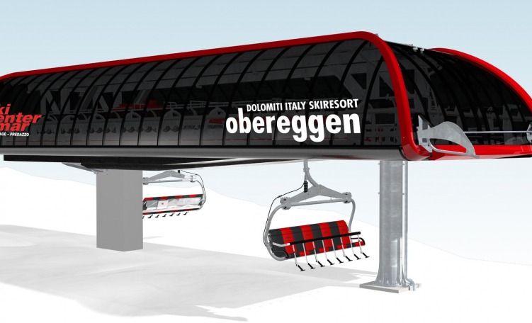 Rendering seggiovia Reiterjoch