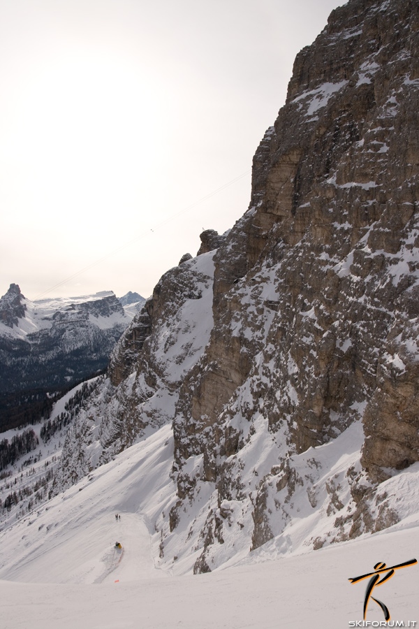 foto secondo muro forcella Rossa