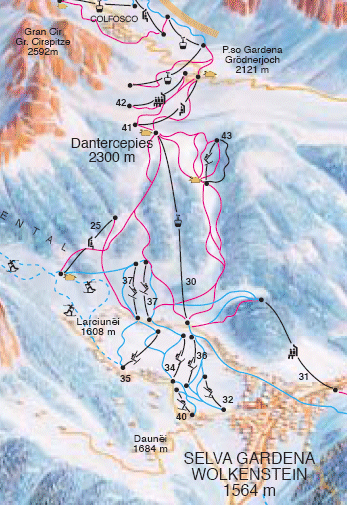 skimap pista sci Cir