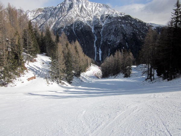 tratt ocentrale della pista