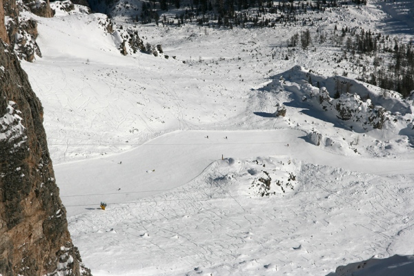 panorama pista Forcella Rossa