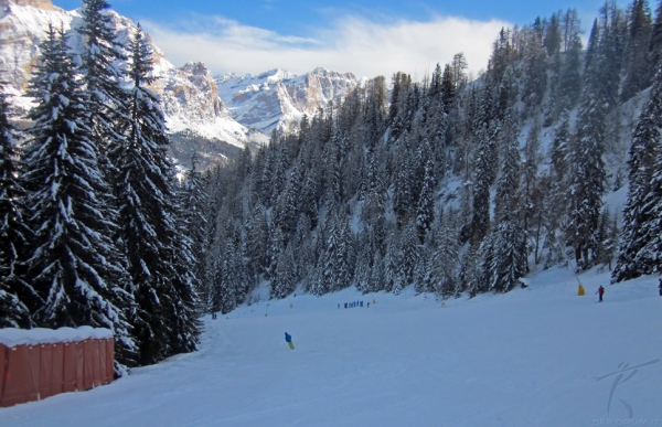 tratto centrale pista