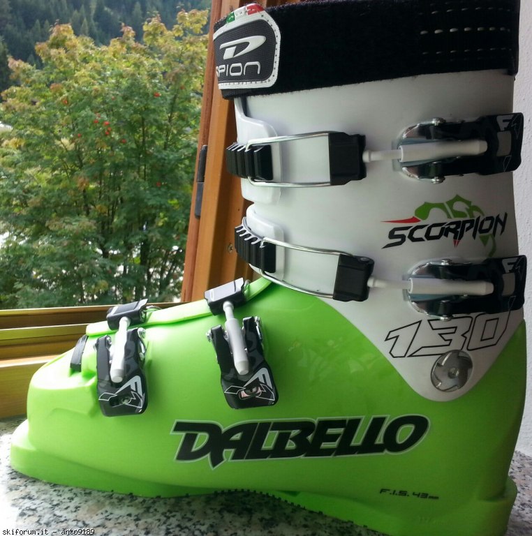 1回使用のみ！ダルベロ スコーピオン SR130 DALBELLO SCORPION SR130 【公式通販】