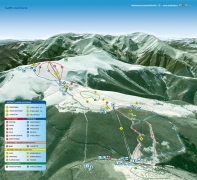 Cartina e mappa delle piste di Passo Lanciano - Majelletta