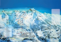 Cartina e mappa delle piste di Aussois