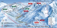 Cartina e mappa delle piste di Chamonix - Mont Blanc