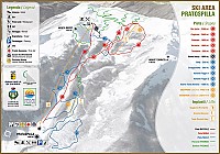 Cartina e mappa delle piste di Prato Spilla