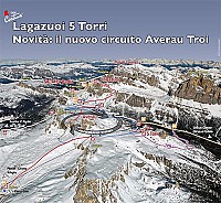 Cartina e mappa delle piste di Col Gallina - Passo Falzarego